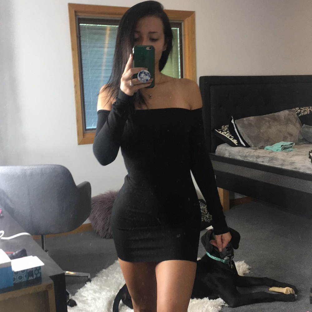 COPY - AKIRA CHICAGO black long sleeve dress